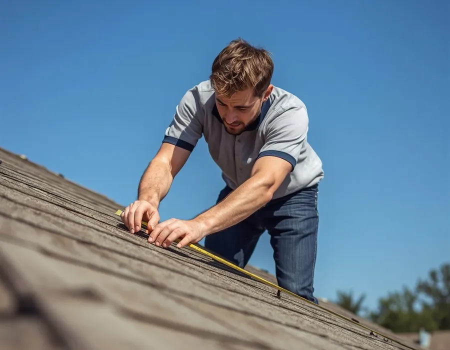 Specialiști ROOFLEX pe șantier, evaluare tehnică și măsurători la fața locului
